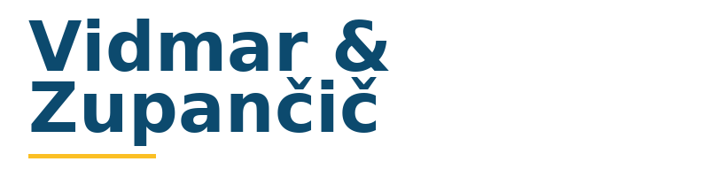 Vidmar & Zupančič logo